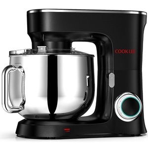 Stand Mixer 9.5Qt 660W 10-Speed w/ Flat Beaters, Wire Whip & Pouring Shield BLCK